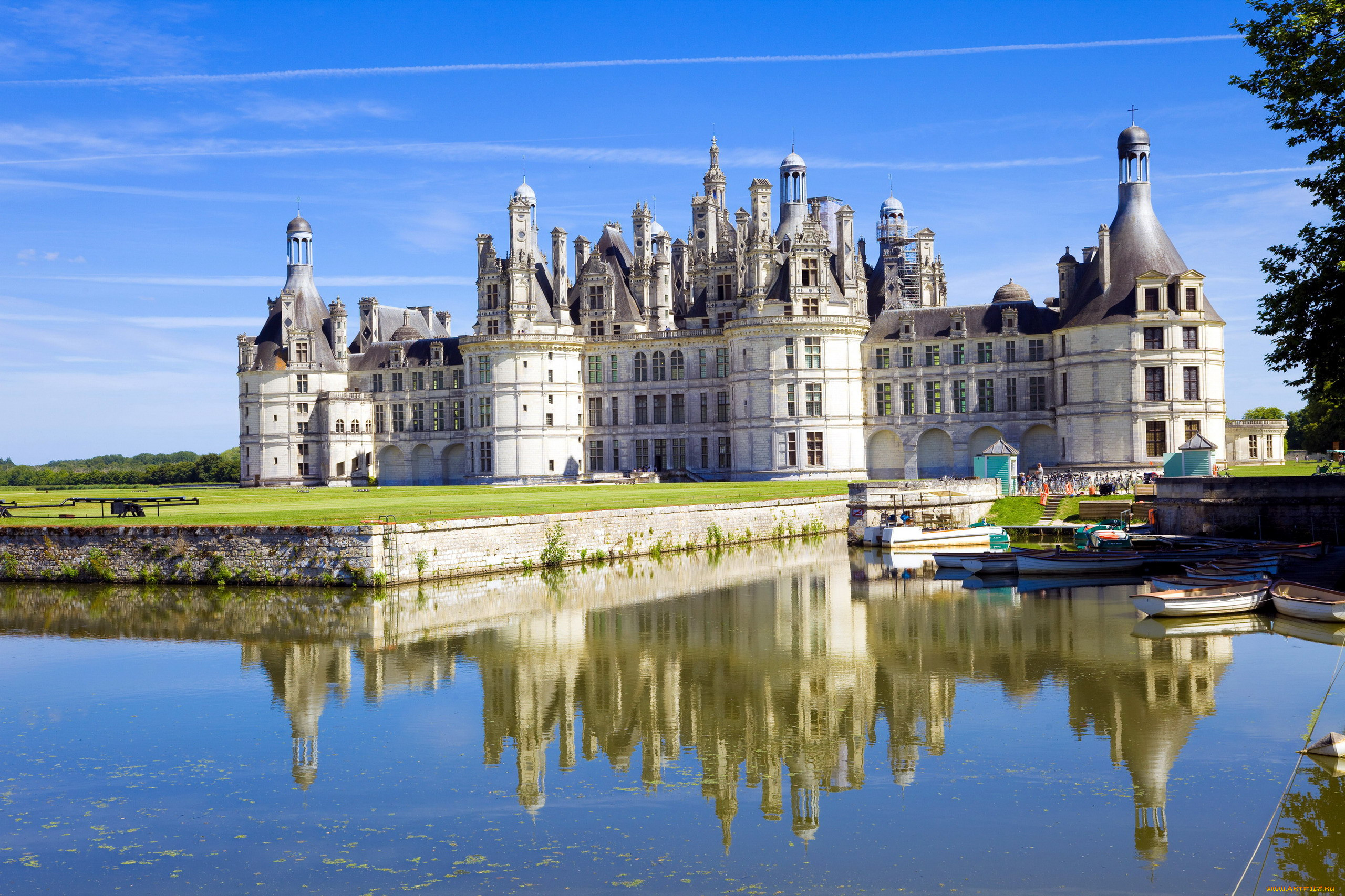 chateau de chambord, ,  , chateau, de, chambord